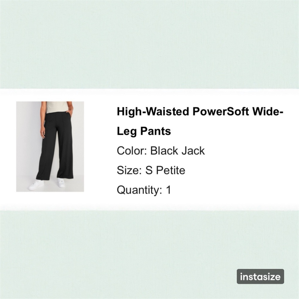 Old Navy Black Wide Leg Pants